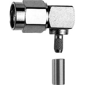 Telegärtner J01150R0061 J01150R0061 SMA-Reverse-connector Stekker, haaks 50 Ω 1 stuk(s)