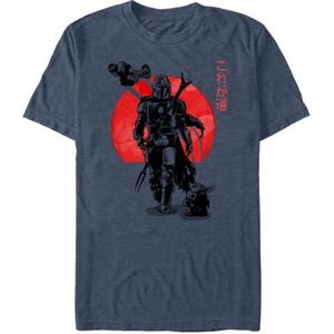 Star Wars The Mandalorian - Sumi Ink Heren T-shirt - blauw - 3XL