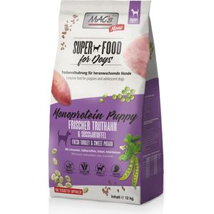 MAC's Superfood Hondenvoer Puppyvoer - Mono Kalkoen - 12kg - Hondenbrokken