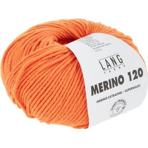 Lang Yarns Merino 120 Nr 659 Orange Neon