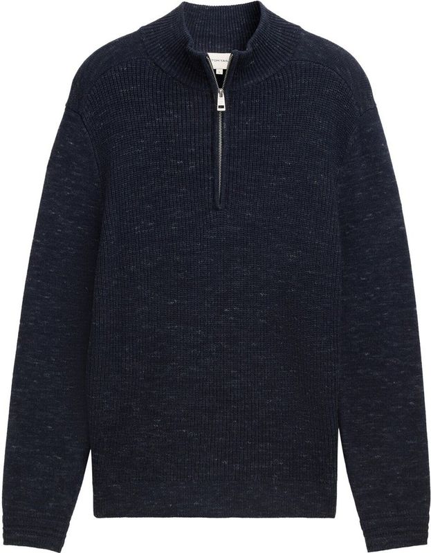 TOM TAILOR - Herenvest - Sky Captain Blue Spacedye