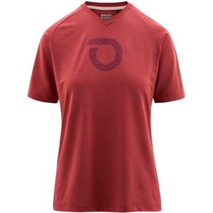 Briko Adventure Graphic T-shirt Met Korte Mouwen Rood M Vrouw
