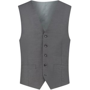 Gents - Gilet heren - Gilet - Polyblend - Grijs - Maat 44/S