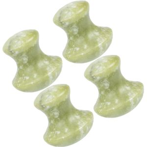 4 Stuks Jade Beauty Roller Jade Stones voor Skin Care Spa paddestoel Guasha schoonheidsmassager Guasha Facial Tools for Beauty for Spa