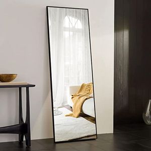 body spiegel, staande spiegel, vrijstaande lichaamsspiegel, groot en hoog, grote make-upspiegel, grote spiegel voor slaapkamer, woonkamer, kleedkamer 130 x 40 cm