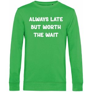 7431 - Sweater - Always Late-Apple Green-M