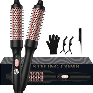 Equivera 3-In-1 Föhnborstel - Elektrische Haarborstel - Verwarmde Stijlborstel - Multifunctioneel