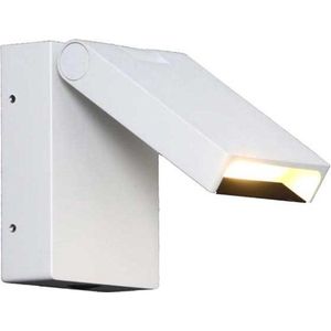 Artdelight - Wandlamp Kapo - Wit - LED 6W 2700K - IP20 - 3-stappen Dimmer