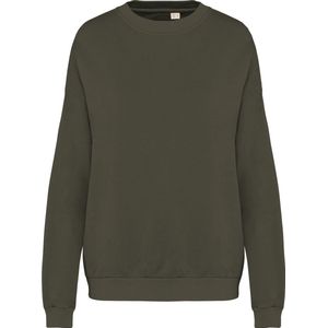 Native Spirit Ecologische oversized uniseks sweater French Terry NS415 - Washed Organic Khaki - M