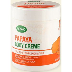 Papaja Bodycrème – Hydraterend & Verhelderend (500ml)
