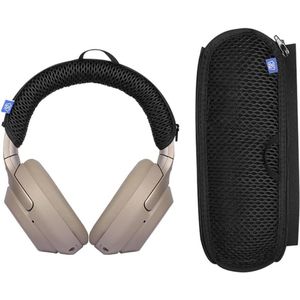 Geschikt voor Sony WH-1000XM4 - Koptelefoon hoofdbalk beschermhoes Vervangbare hoofdband beschermhoes Hoofdbalk hoes beschermhoes (zwart)