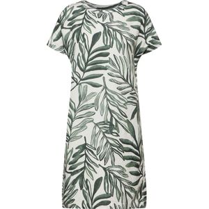 CECIL linnen print jurk Dames Jurk - strong khaki - Maat L