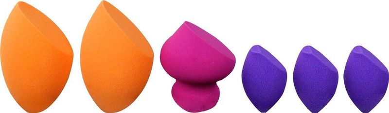 Real Techniques - Miracle Sponges - Set van 6 Make-up Sponsjes