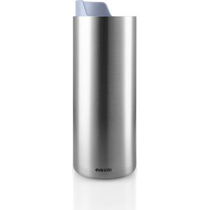 Eva Solo - Drinkbeker Urban Thermos 350 ml Recycled Staal Blue Sky - Roestvast Staal - Blauw