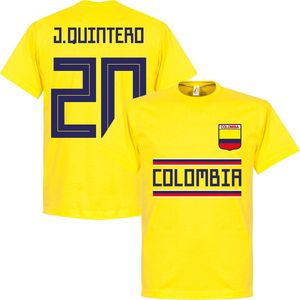 Colombia J. Quintero 13 Team T-Shirt - Geel - XL