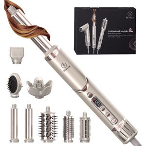 Beyeza - Airstyler 8 in 1 - Föhn met Diffuser - Multistyler - Roterende Krultang