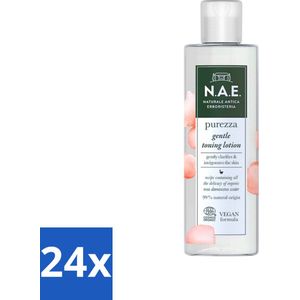 N.A.E. - Toning Lotion - Zuiverend & Hydraterend - Biologisch & Vegan - 200ml - Voordeelverpakking - 24 stuks