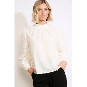 LolaLiza Blouse C Monalisa 05702857 Vanilla White Dames Maat - W36