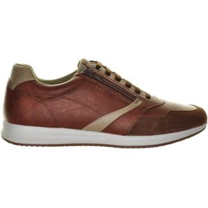 Cognac Heren Sneaker Geox maat 44
