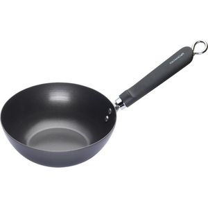 Oriental Wokpan, 20 CM, Carbonstaal, Non-Stick - KitchenCrafts-sWorld of Flavours