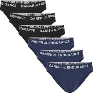 DANISH ENDURANCE - Bamboe Viscose - Ondergoed - Meerkleurig - 6-Pack, XXL, Vochtafvoerend, Ademend, Antibacterieel