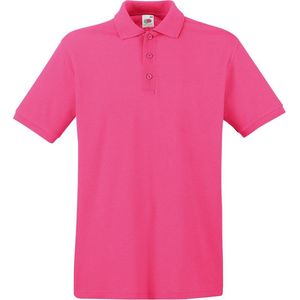 Roze polo shirt premium van katoen voor heren - Polo t-shirts voor heren L (EU 52)