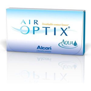 Air Optix Aqua - Maandlenzen - 6 Lenzen - Silicone Hydrogel - Sferische en Asferische