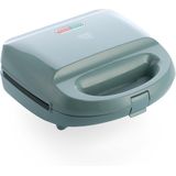 GreenChef - 3-in-1 Panini, wafel en croque machine - verwisselbare platen - blauwgrijs - PFAS-vrij