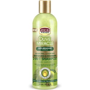 African Pride Olive Miracle 2 -IN-1 Shampoo & Conditioner-355 ml