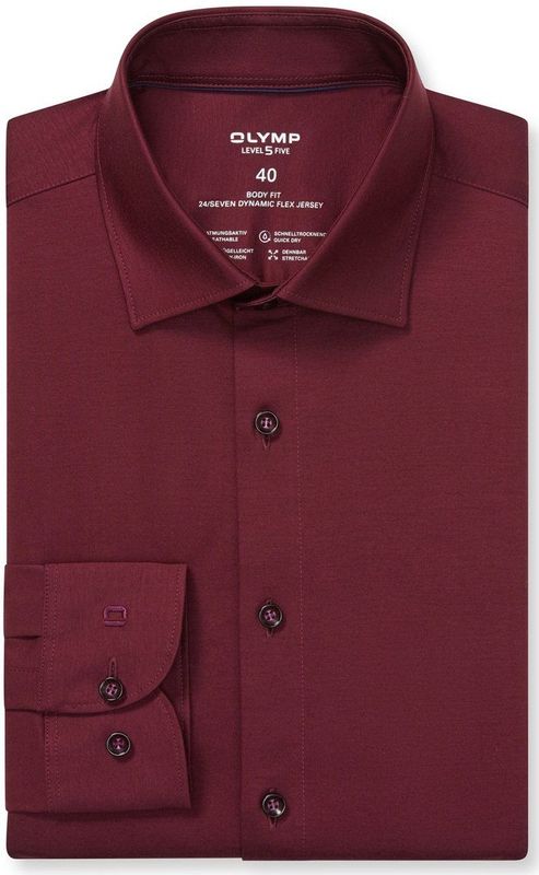 OLYMP - Level Five - Overhemd - Chianti - Body Fit - New York Kent