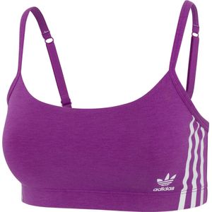 Adidas Originals Scooped Bralette Dames Beha - purple - Maat M