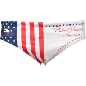 Turbo - Zwemslip - Wit - 5XL - Voor Mannen