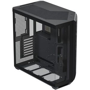 Dual-Chamber ATX Mid-Tower PC Hoes met Uitstekende Airflow en Panoramisch Glaspaneel