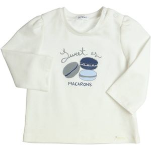 Gymp - Longsleeve Aerodoux Sweet As Macarons - Wit/blauw - maat 92
