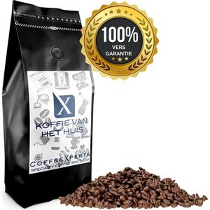 Koffiebonen - Koffie Van Het Huis - 1 Kg - Espresso - Cappuccino - Filterkoffie - Specialty Coffee - Barista - Vers Gebrande Aromatische Koffie - Koffie Bonen voor Volautomatische en Handmatige Koffiemachine Met Bonen - Koffiezetapparaat