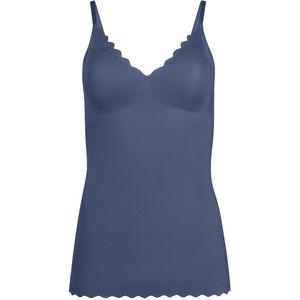 Skiny - Onderhemd - Saffier - Mouwloos - V-hals - Effen