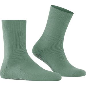FALKE - Homepads - Herensokken - Groengrijs - Met Noppen voor Betere Grip