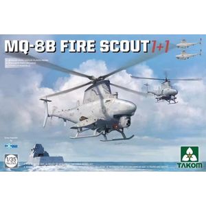 1:35 Takom 2165 MQ-8B Fire Scout 1+1 Plastic Modelbouwpakket