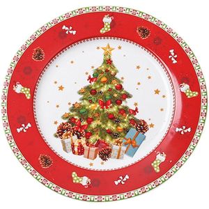 Hoshisea - Keramisch Kerstbord - Geschikt voor Kerstmis - Dinerbord