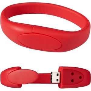 Armband 128GB 3.0 usb stick rood -1 jaar garantie - A graden klasse chip