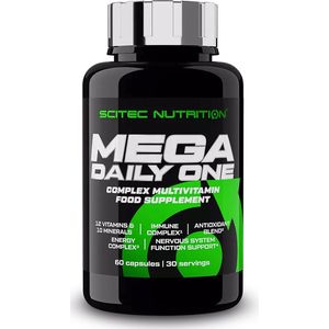 Scitec Nutrition® - Mega Daily One (60 capsules) - 30 doseringen - 25+ essentiële vitamines en mineralen - vitaminen