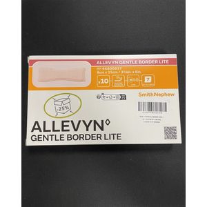 Smith & Nephew - Allevyn Gentle Border Lite - 8x15 cm - 10 stuks