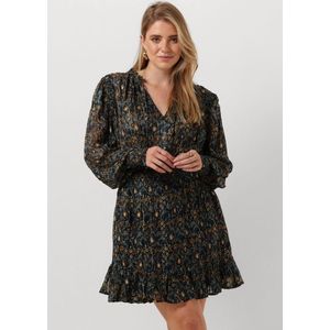 Ibana Deela - Print Jurken Dames - Kleedje - Rok - Jurk - Blauw - Maat 42