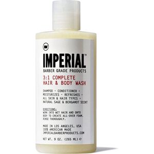 Imperial Barber 3:1 Complete Hair & Body Wash 265 ml. | Silicone Free Shampoo