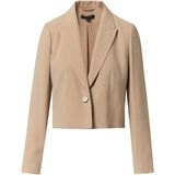 Blazers - Effen - Knoopsluiting - Gedeeltelijk Gevoerd - Losse Pasvorm - Lange Mouw