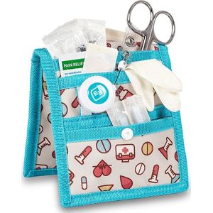 Verzorgingsorganizer - Voor badjas of pyjama - Lichtblauwe print - Keen's - Elite Bags