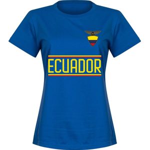 Ecuador Team T-shirt - Blauw - Dames - L