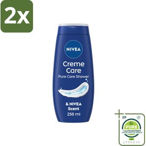 NIVEA Douchecrème Care 250 ml - Voordeelverpakking - 2 stuks - Douchecrème - Huidbescherming
