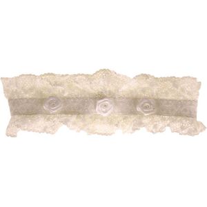 Kousenband ivoor kant