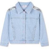 Billieblush - U20893 - Spijkerjack - Met Overhemdkraag - 2 Zakken - Drukknoopsluiting